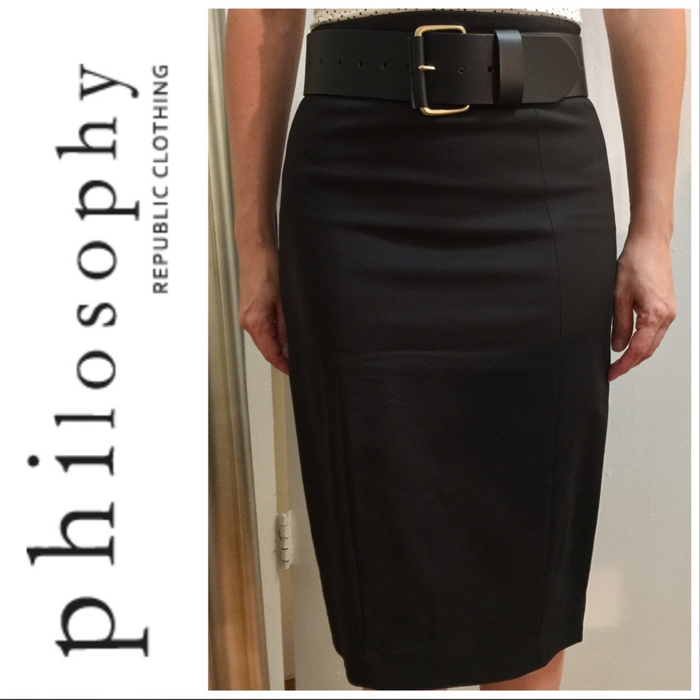 PHILOSOPHY Pencil Skirt - lined